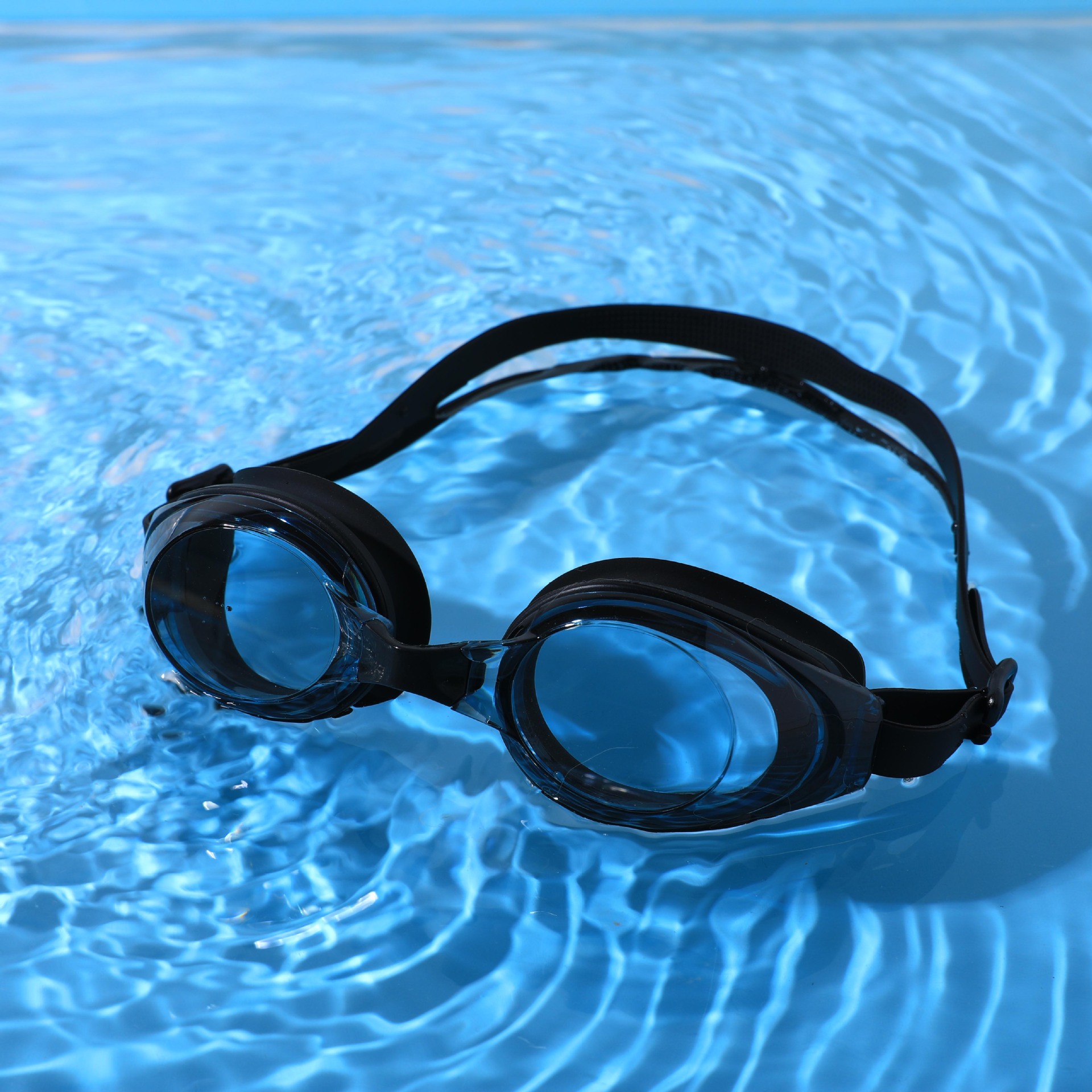 泳镜防水防雾高清成人男女学生近视泳镜大框硅胶游泳眼镜男套装备