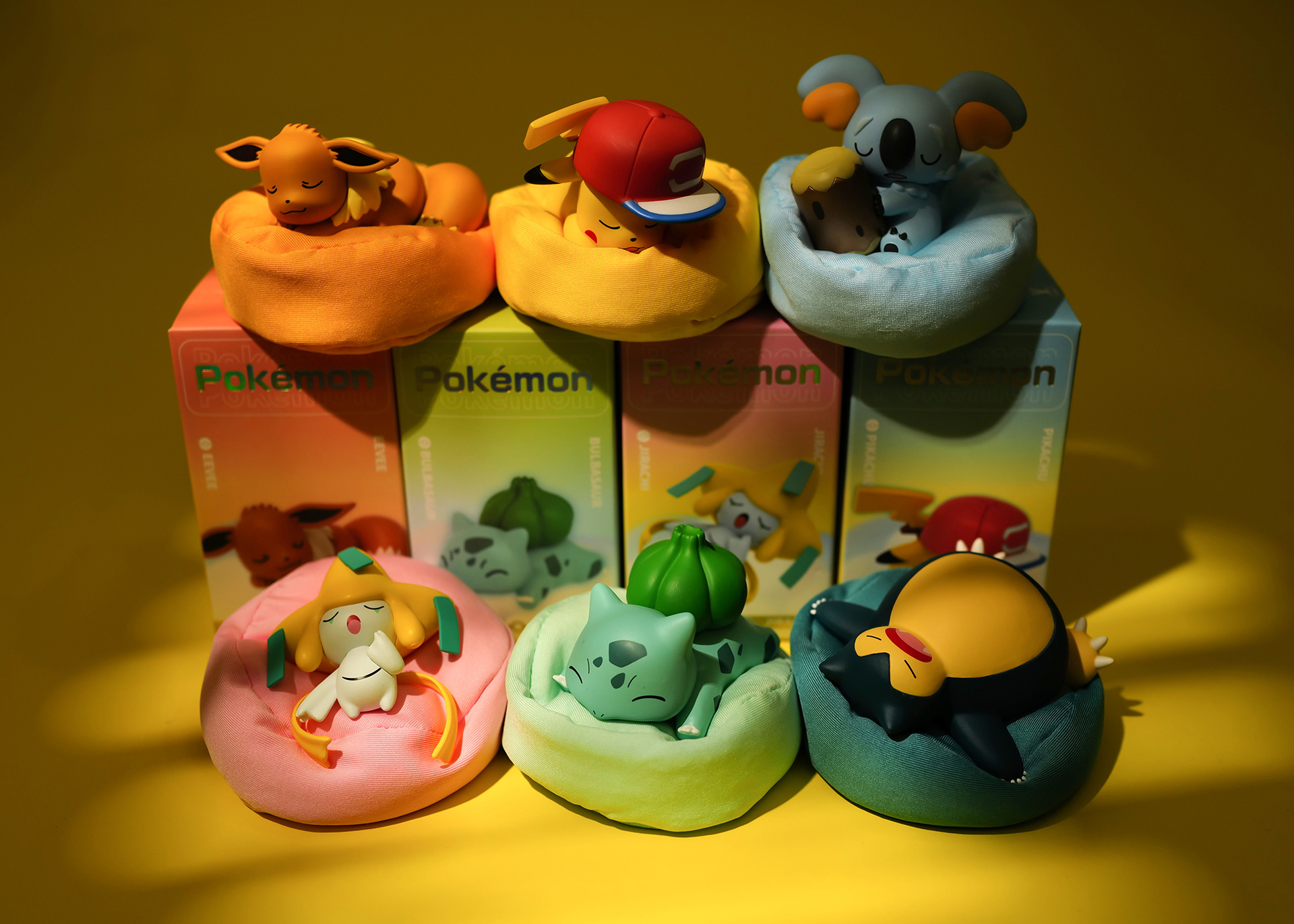 【正版】宝可梦盲盒皮卡丘可爱手办妙蛙种子树袋尾熊基拉祈