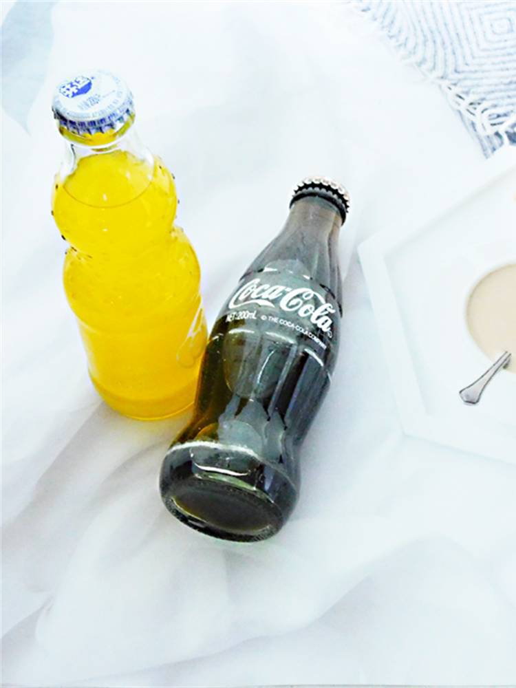 上海可口可乐玻璃瓶装200ml*6瓶可混装雪碧芬达玻璃瓶汽水包邮