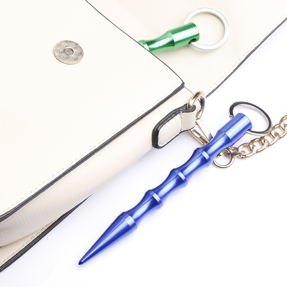 现货战术笔户外防身防狼用品器材防身酷棍钥匙棍笔形棍尖头古巴藤