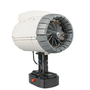 moc-133571飞机发动机cfm创意拼搭科技积木玩具模型摆件兼容乐高