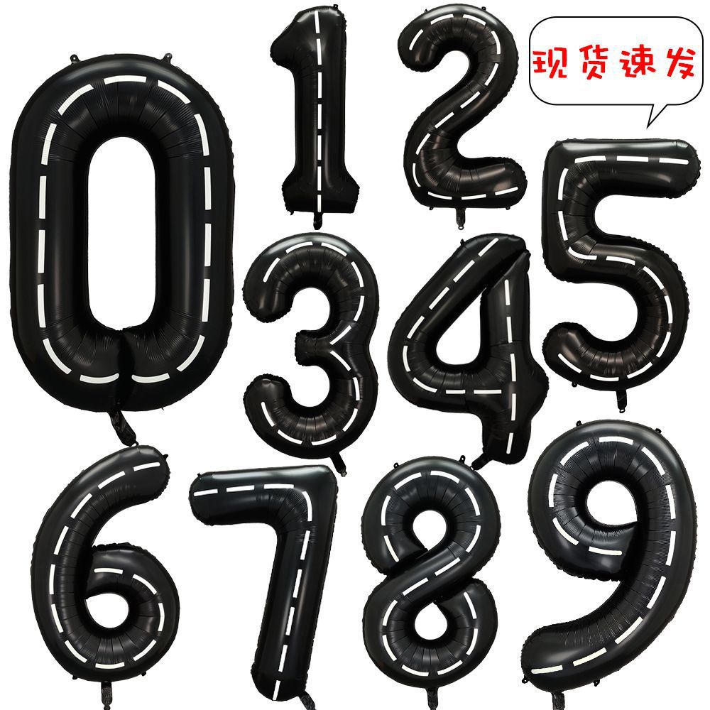 40-Inch Digital Aluminum Balloon Olive Green Baby Powder Birthday Party Photo Props Layout Decorative Gift Wholesale