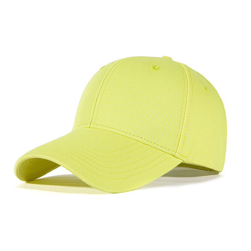 2023 Spring and Summer Solid-Colored Sun Protection Sun Hat Tide Golf Hard Crown Baseball Cap Men and Women Sun Shade Peaked Cap