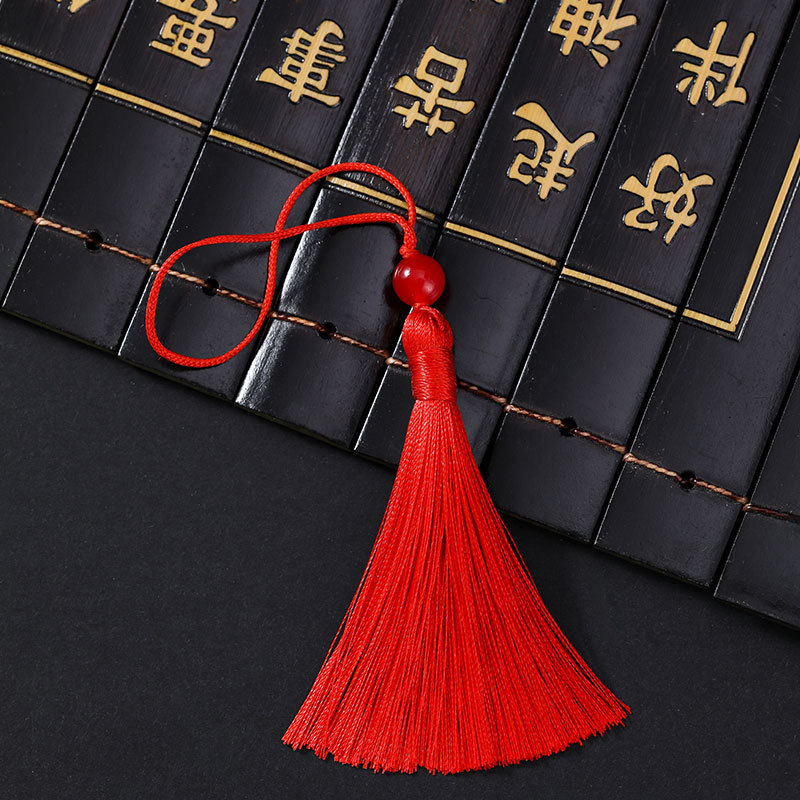 7cm Bookmark Small Tassel Ears String Jade Bead Tassel U Disk Sachet Perfume Bag Pendant Fan Fan Pendants Wholesale