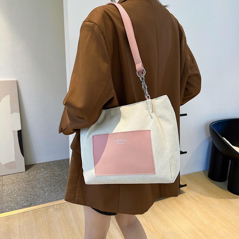Portable Shoulder Bag 2022 Autumn New Commuter Tote Trendy Work Fashion Bag Casual Large Capacity Women's Bag