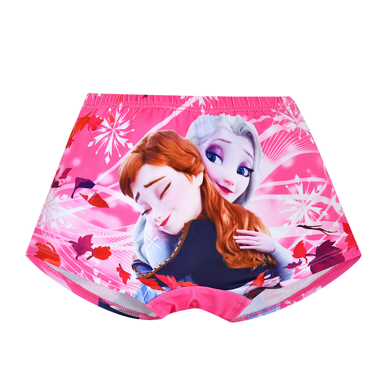 冰雪奇缘 艾莎安娜儿童内裤卡通幼儿内裤三角平边四角裤欧美外贸