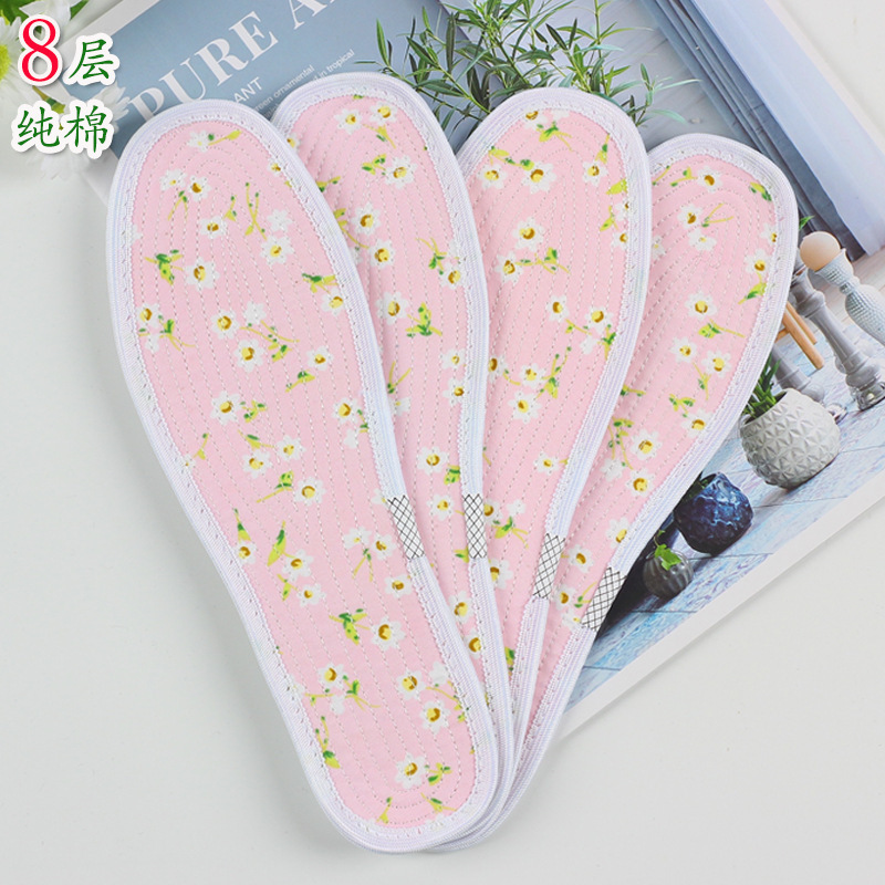棉布鞋垫子夏季男女吸汗透气千层布全棉可修剪防臭八层布-阿里巴巴