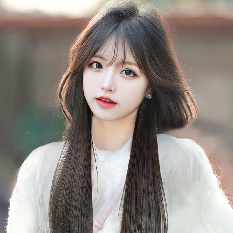 短视频带货假发女水母头长发全头套式抖音热销公主切假发一件代发