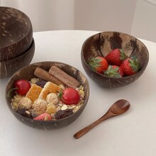 椰子冻壳碗器皿泰国网红碗椰子酸奶碗壳碗椰壳碗甜品沙拉碗麦片碗