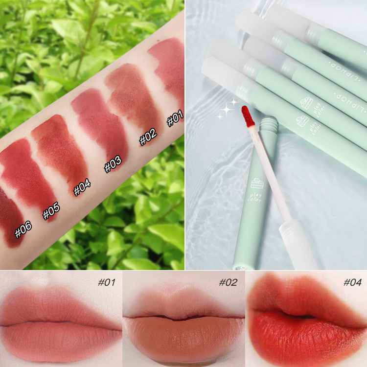 唇骑士小冰棒唇泥丝绒哑光空气唇釉蜜桃奶茶色学生少女新款高颜值