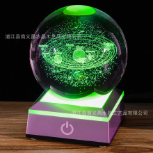 厂家  k9水晶球玻璃球3D激光内雕摆件星座生肖礼品亚马逊跨境专供