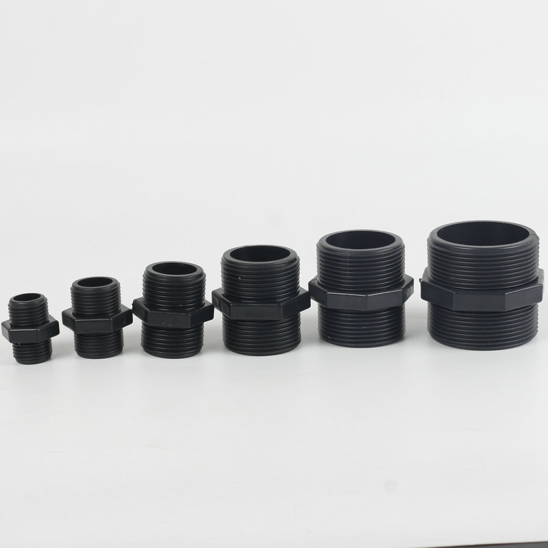 pvc对丝给水管 双外螺直接 外丝接头双外牙20 25 32 40 50 63