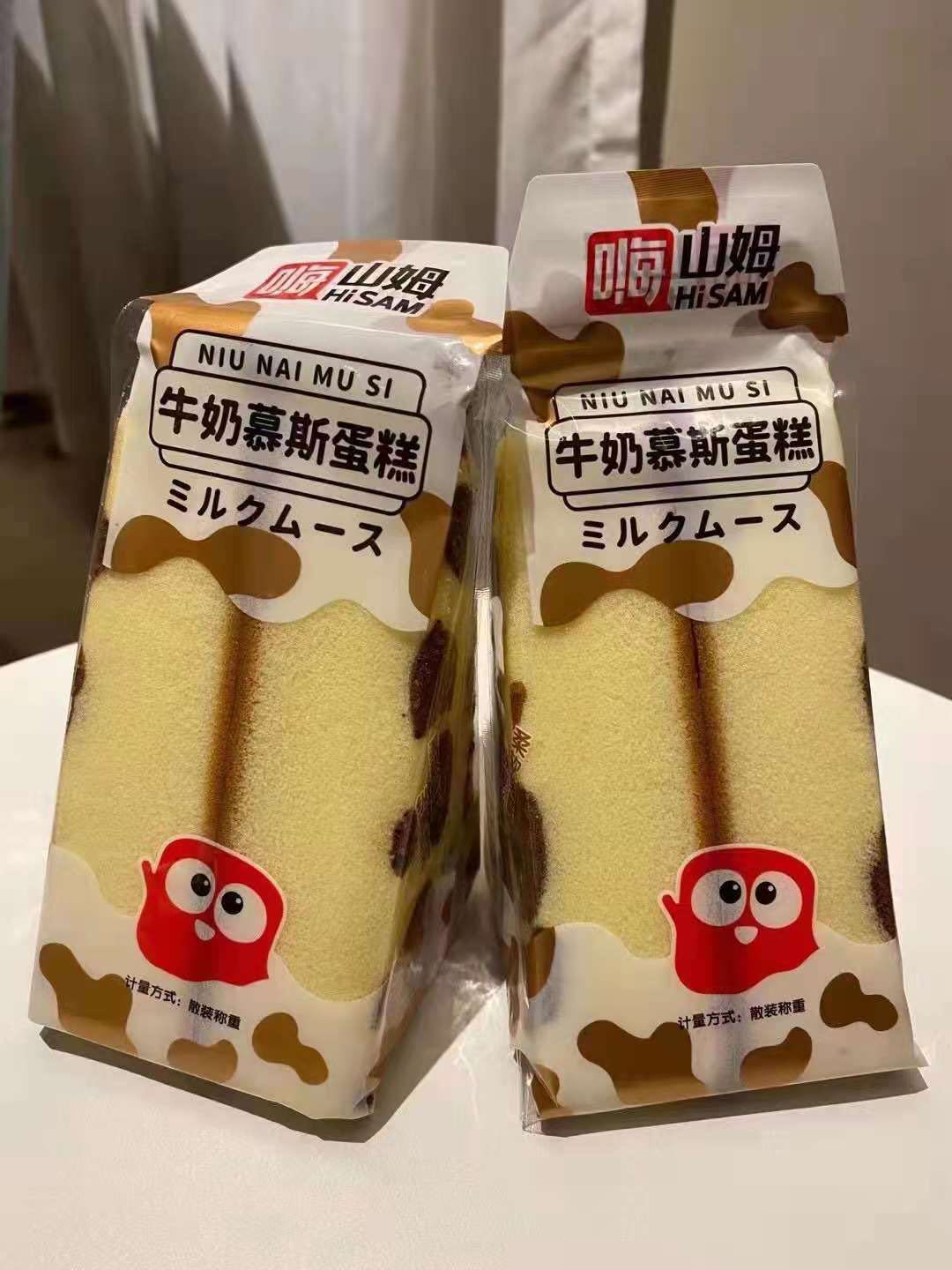 嗨山姆先森 牛肉慕斯蛋糕 草莓蛋糕 三角面包糕点 1箱4斤