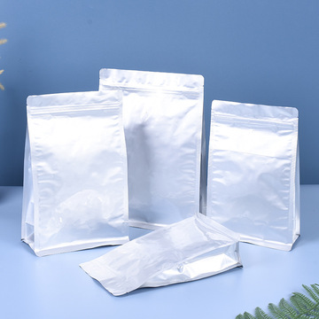 八边封食品包装袋 干果复合铝箔包装袋 坚果饼干自封拉链袋定 制