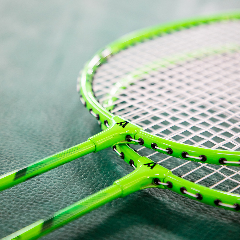 得力f2100安格耐特轻型羽毛球拍双拍成人耐用儿童小学生锻炼套装