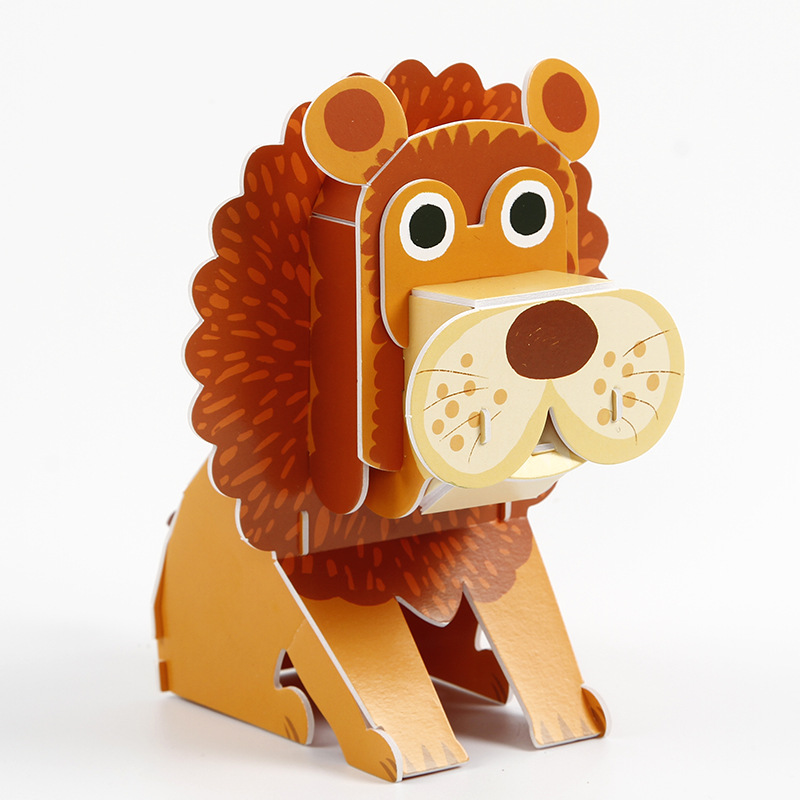 kt板拼图 泡沫立体拼图 diy涂鸦画画立体儿童玩具 立体泡沫3d拼图