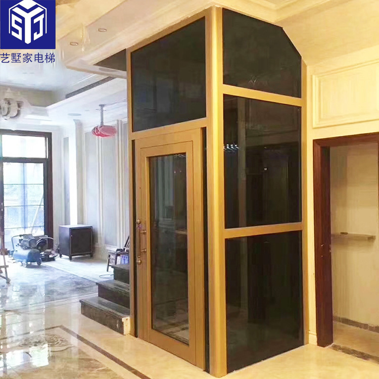 家用电梯小型复式阁楼室内外二层三四层别墅家庭简易升降平台