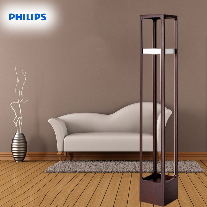 飞利浦落地灯led书房客厅 中式明清古典灯卧室led落地灯雅居30928