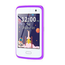2.8寸紫色跨境儿童游戏手机 迷你小学生益智游戏兼容学习手机
