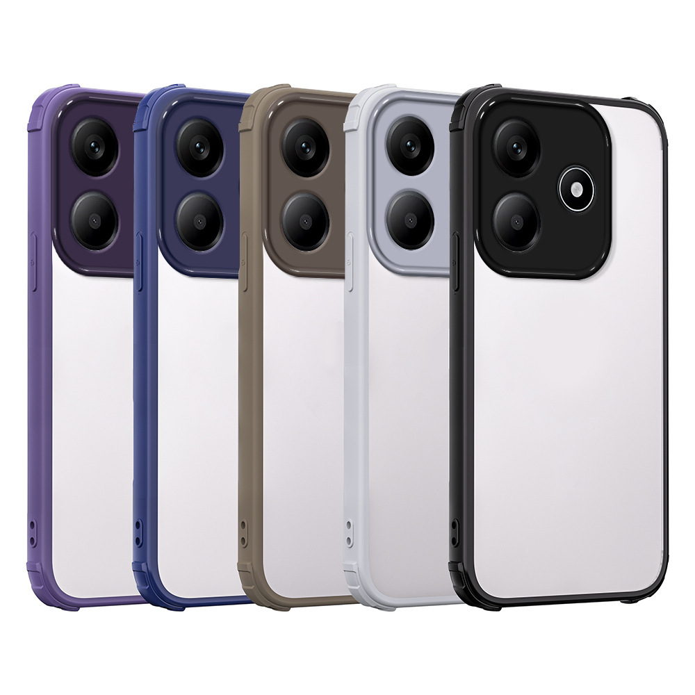适用红米15C RedmiNOTE14 A5四角护盾手机壳13C 12 C65 小米15T套