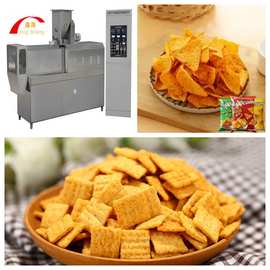 小型油炸锅 食品膨化机 全自动锅巴膨化机 全自动油炸食品生产线