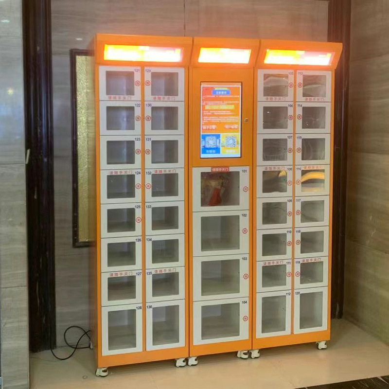 南宁智能外卖柜微信扫码取餐柜智能加热保温柜智能保温消毒取餐柜
