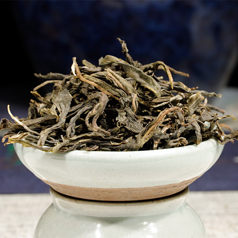 云南普洱茶饼昔归古树茶普洱茶生茶藤条散茶357g茶叶批发普洱生茶