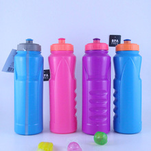 厂家批发PE塑料运动跑步水壶1000ml大容量骑行水壶酒水饮料包装