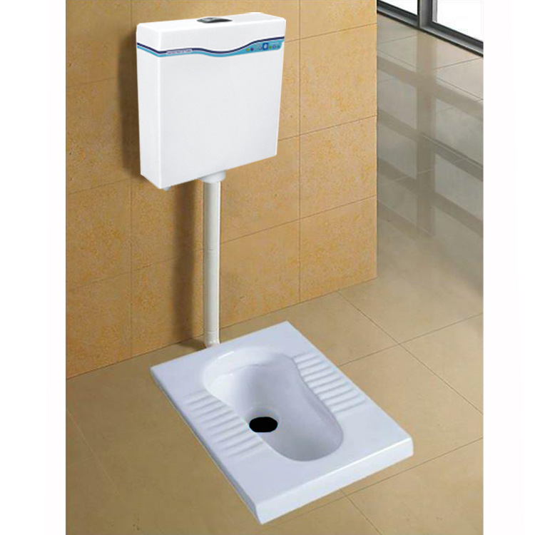 分体陶瓷葫芦蹲厕前排后排蹲坑公共场所工厂批发大便器不带存水弯