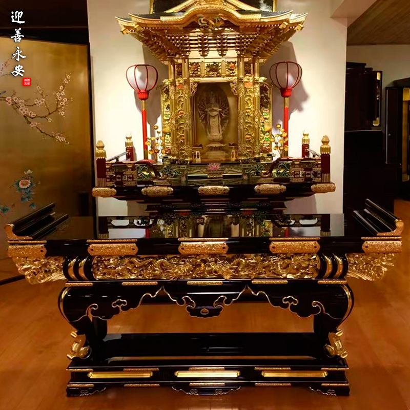 日式日本唐密东密佛具法器供桌佛龛璎珞宝盖幢幡功德箱佛像大全