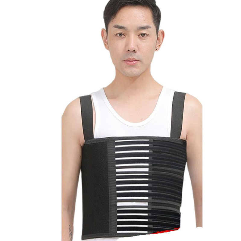 成人透气可调肋骨骨折固定带胸部心脏手术康复护胸椎绑带男女绷带