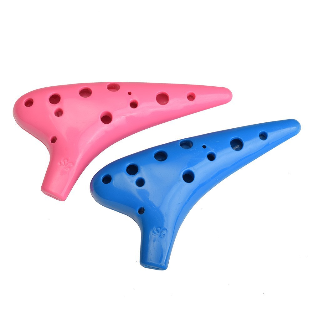 12孔高音c调陶笛树脂sc陶笛初学成人儿童塑料玩具乐器外贸跨境