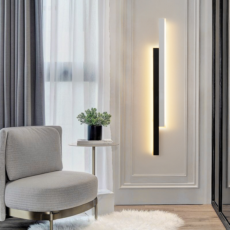 壁灯客厅格栅卧室床头电视背景墙壁灯具北欧现代简约长条过道创意