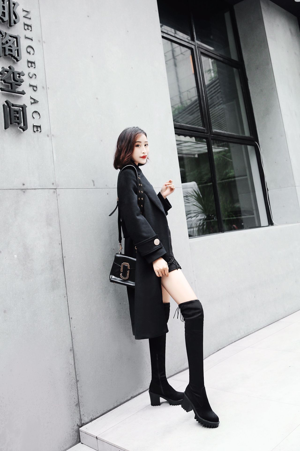 长靴厚底大码外贸绒面过膝靴40-43码女靴z10-3