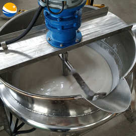 全自动绿豆凉粉机 不锈钢电加热红薯凉粉搅拌熬制锅 凉粉加工机器