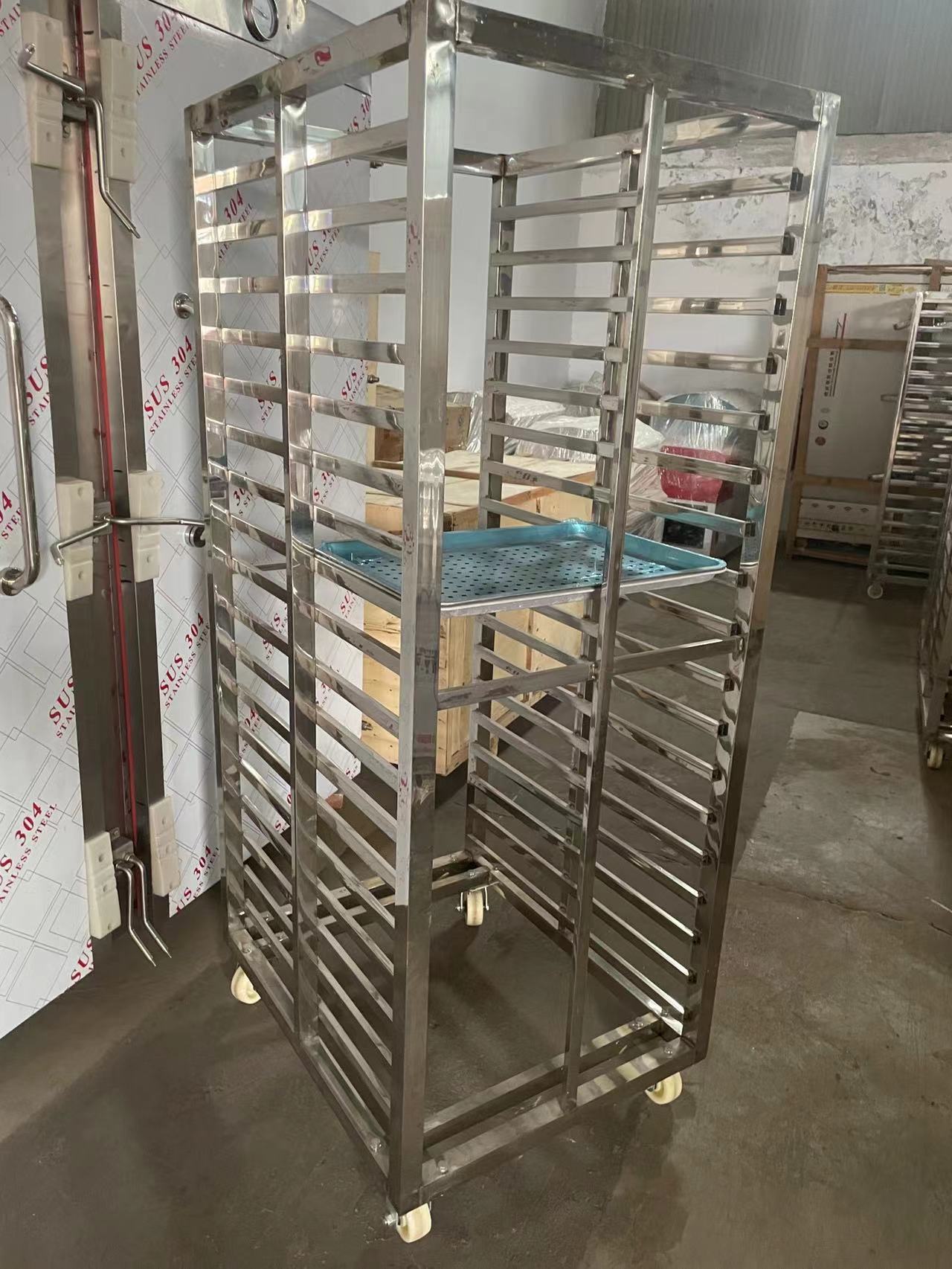 商用不锈钢蒸饭小车蒸房小推车 蒸馒头蒸米饭蒸车蒸饭车周转车