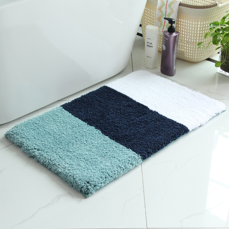 Factory Direct Sales Wholesale Foreign Trade Bathroom Bathroom Entrance Carpet Carpet Water-Absorbing Non-Slip Mat Floor Mat Door Mat