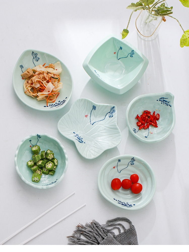若炫密胺仿瓷餐具酒店饭店凉冷菜盘子ktv小吃碟点心盘酒吧凉菜盘