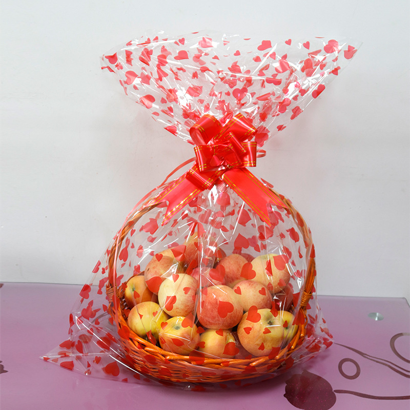 柳藤编水果篮送礼用品包装篮手提编织篮子批发超市展示收纳购物篮