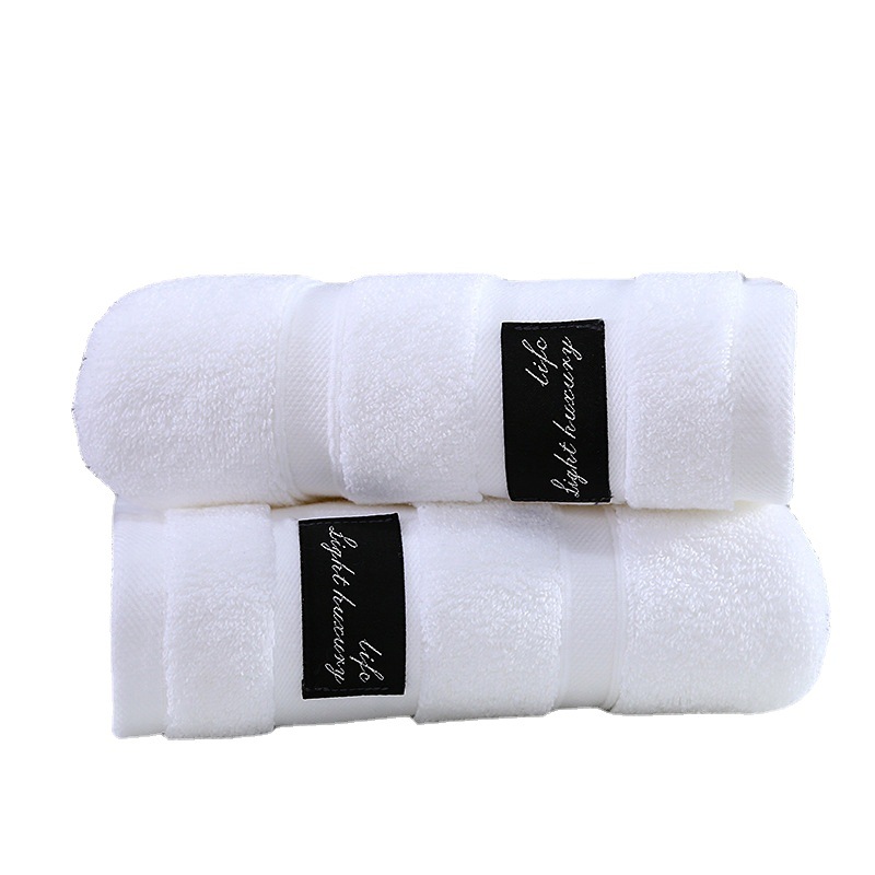 Cross-Border Wholesale Hilton Towel Hotel Face Towel Hotel Bed & Breakfast Cotton Thickened Absorbent Household Cotton Towel