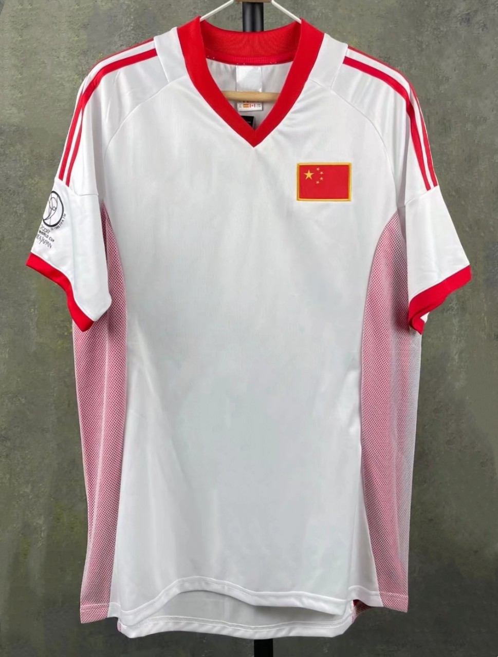 2002世界杯中国队主客场复古球衣运动足球服训练服短袖款经典款