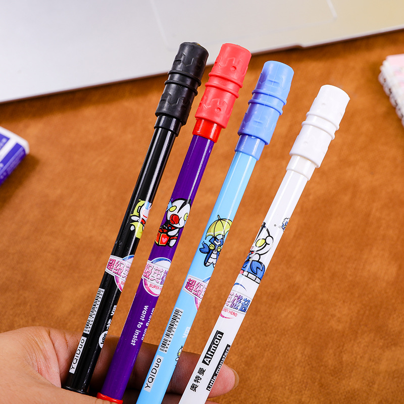 Spring Pen Students Spring Pen Decompression Pen Primary and Secondary School Students Competition Twist Pen Can Write Tik Tok Online Sensation Wholesale