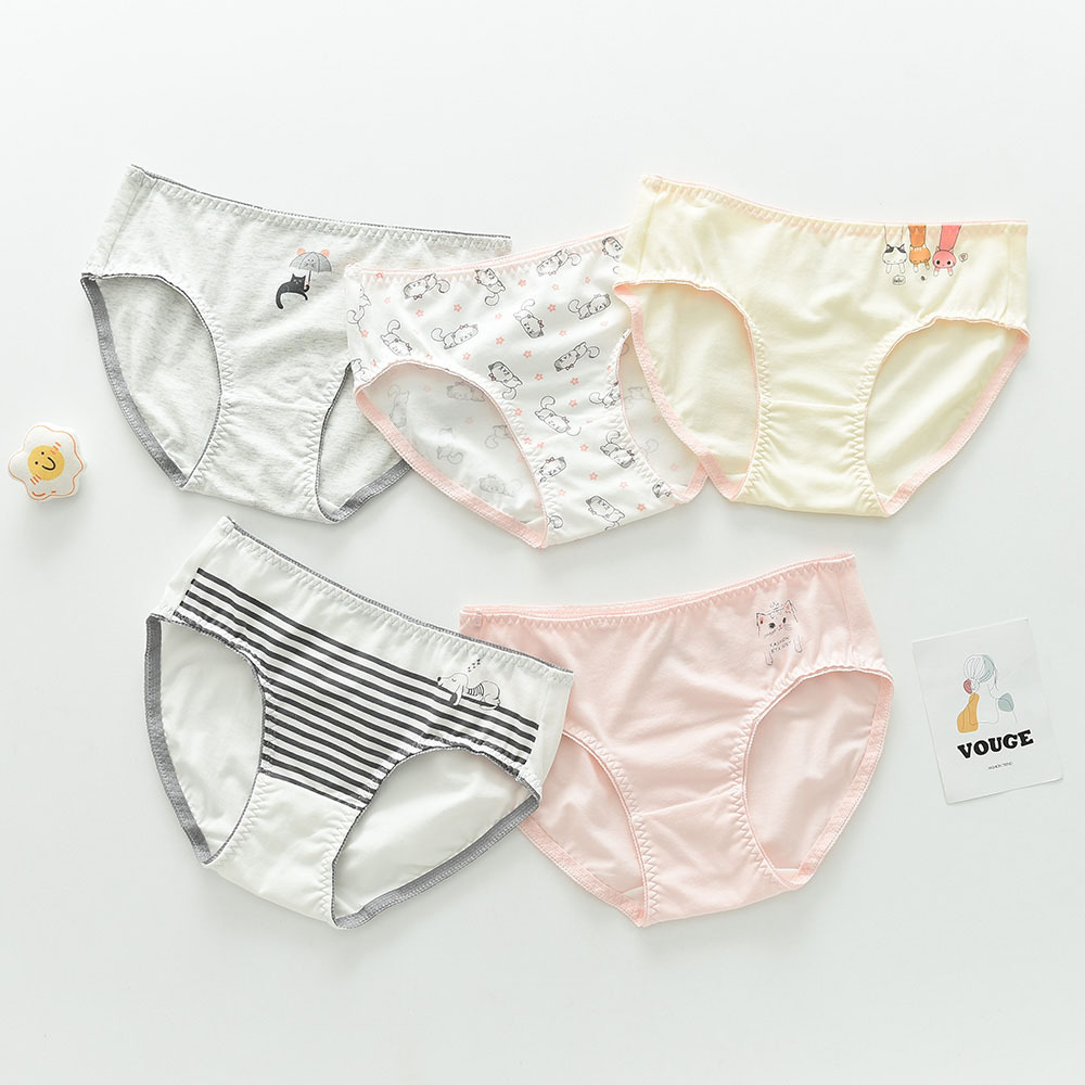 品牌儿童内裤女童三角短裤纯棉不夹屁屁四季穿a类中腰内裤非平角