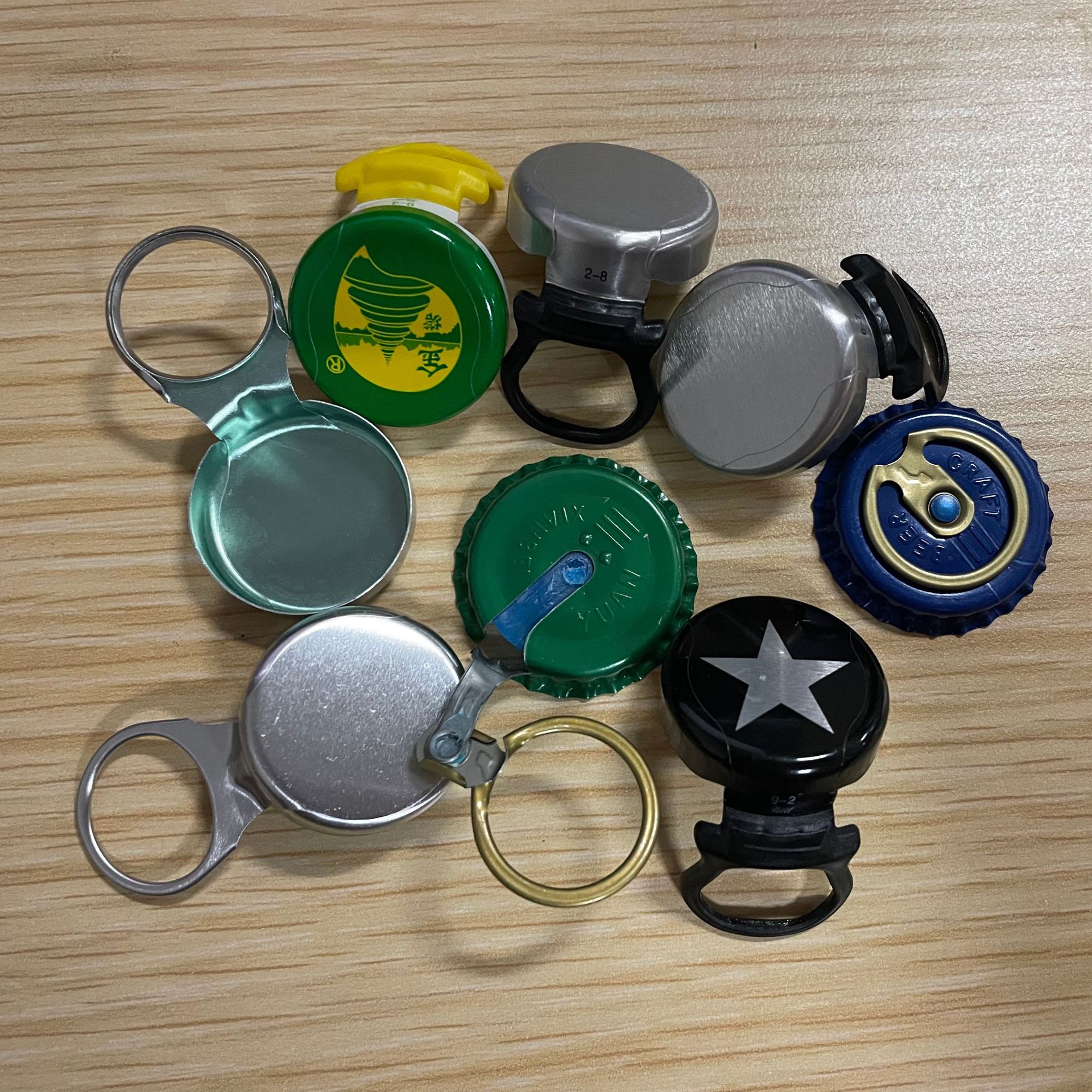 啤酒瓶易拉盖 玻璃瓶盖 拉环皇冠盖 拉环皇冠盖饮料瓶拉环盖