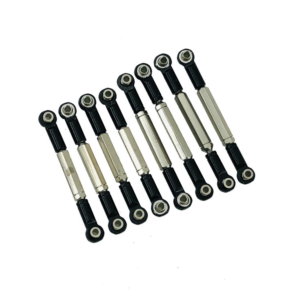 顽皮龙可调式正反牙拉杆 金属配件 wpl-16 金属拉杆 半卡军卡皮卡