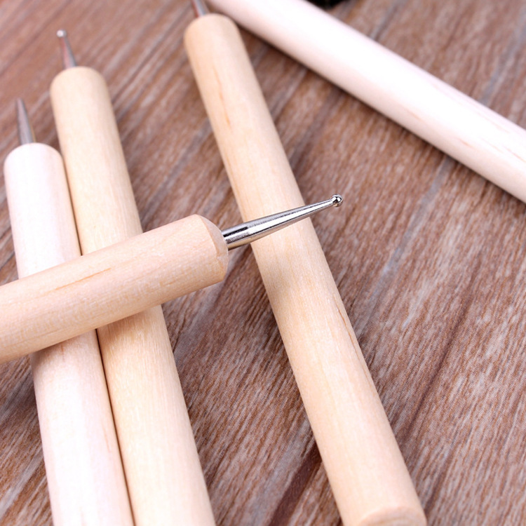 手办diy压痕笔 翻糖球丸棒软陶泥工具手办泥塑工具 眼窝制作工具