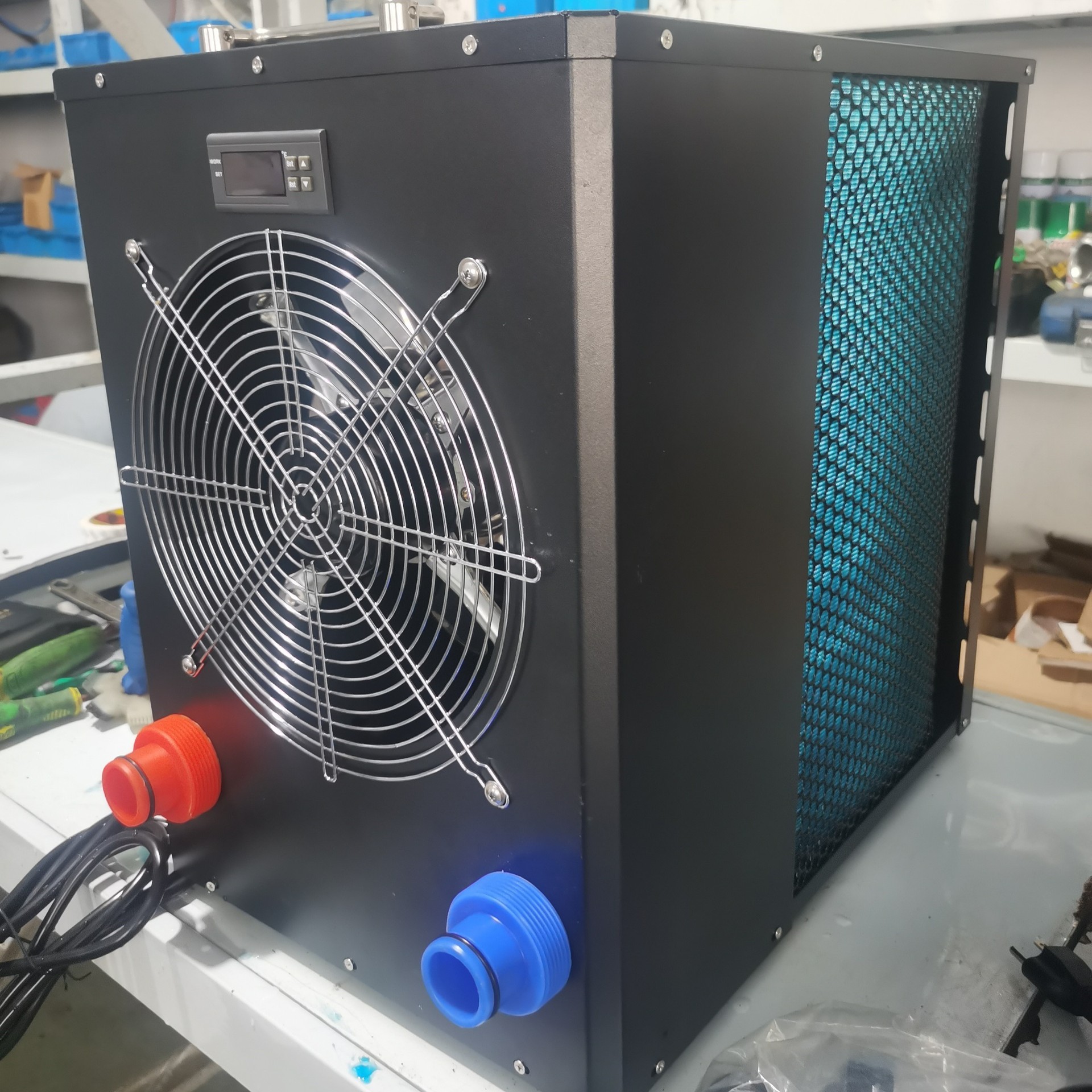 110v美规泳池恒温器加热器 小型游泳池热水加热系统 空气能热水器