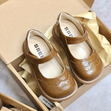 新款韩版童鞋小清新宝宝鞋魔术贴百搭演出女童公主鞋小皮鞋小单鞋