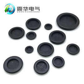 橡胶密封圈单面护线圈配电箱堵孔过线圈防尘防水皮圈孔塞保护套