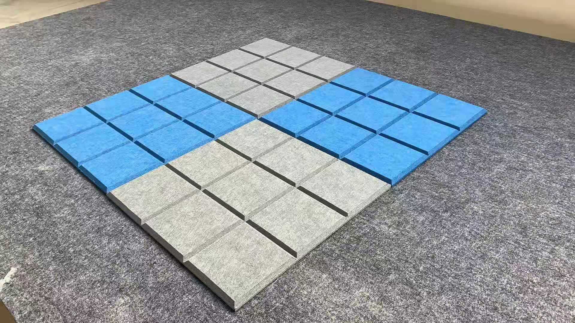 幼儿园琴房室内隔音板ktv墙面装饰彩色毛毡板聚酯纤维吸音板